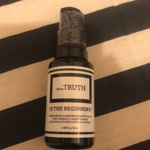Dermatruth in the beginning. Only one on poshmark